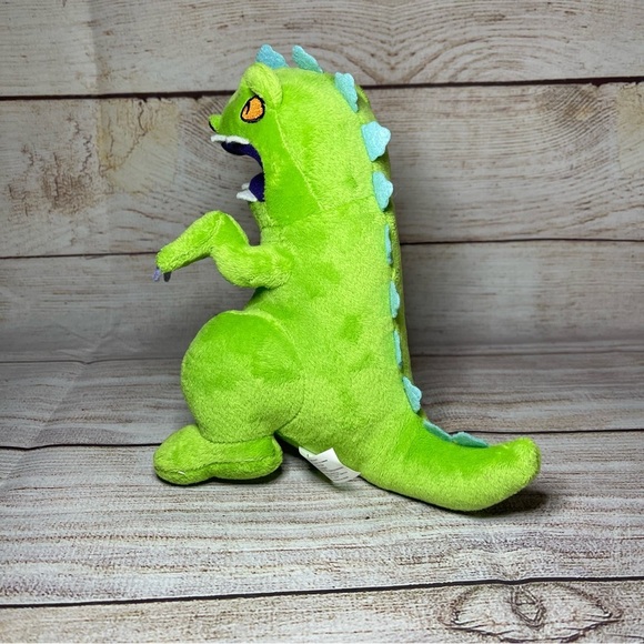 Nicktoons Rugrats Reptar 8" Stuffed Animal Plush Green Nickelodeon Viacom Nick - Picture 4 of 6